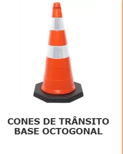 CONES DE TRNSITO - BASE OCTOGONAL